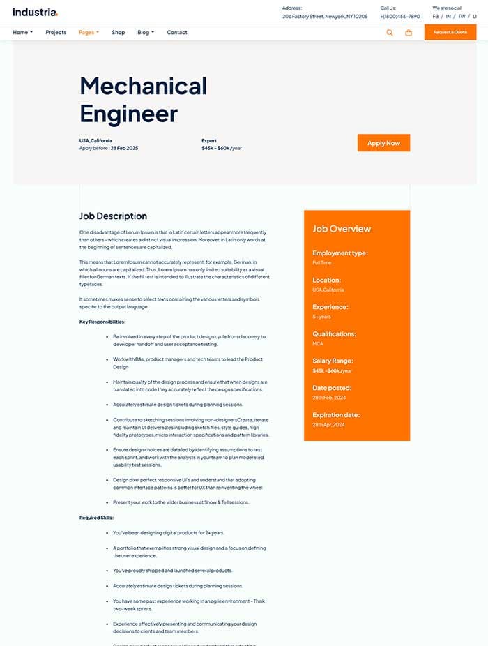 Job Details